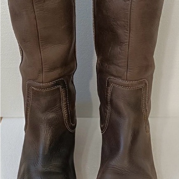 Timberland Women's Tan Leather Heeled Boots - Picture 5 of 9